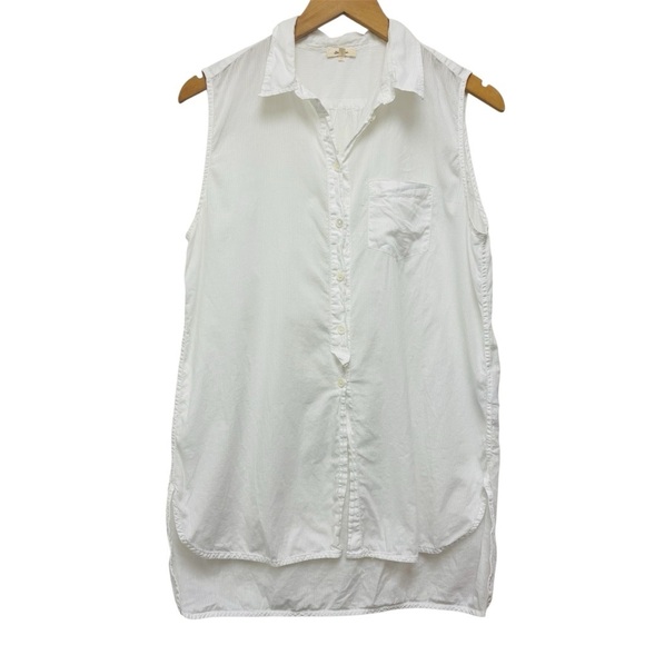 Bellerose Sleeveless Button Front Blouse - Picture 1 of 11